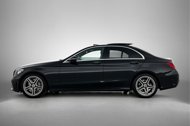 Mercedes-Benz C-KLASSE 200 Business Solution AMG Lichtmetalen velgen | Navigatie | Trekhaak | Parking support met camera achter | Inclusief 24 maanden MB Certified garantie voor Europa.
