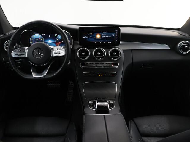 Mercedes-Benz C-KLASSE Coupé 300 AMG Premium Night | Panoramadak | Lederen bekleding | Burmester | 19" lichtmetalen velgen | Multibeam | Keyless |