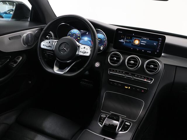 Mercedes-Benz C-KLASSE Coupé 300 AMG Premium Night | Panoramadak | Lederen bekleding | Burmester | 19" lichtmetalen velgen | Multibeam | Keyless |