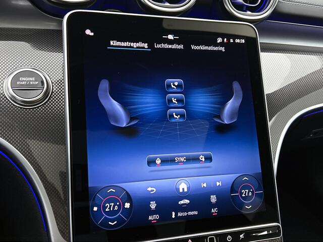 Mercedes-Benz C-KLASSE 300 e Business Solution AMG | Comfortpakket Plus | Winter pakket | Nightpakket | Middenconsole metaalstructuur | Trekhaak | Memorypakket | 360°-camera | Panoramaschuifdak |