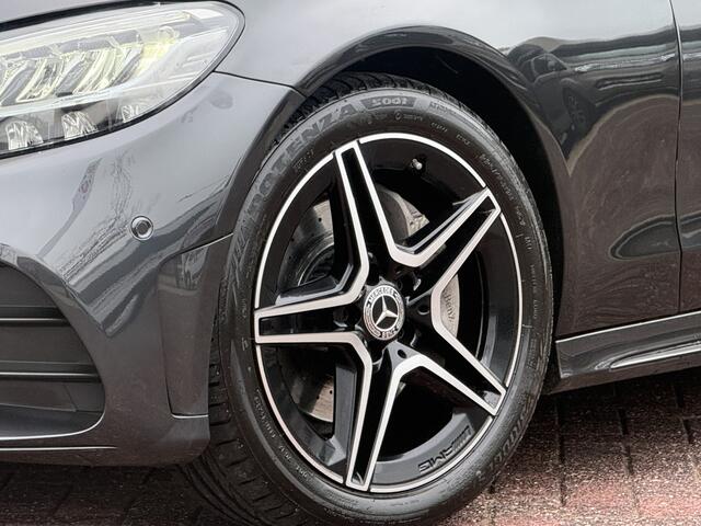 Mercedes-Benz C-KLASSE Coupé 200 AMG Line night pakket 184 pk pano navi climate ctr cruise ctr camera Burmester Keyl-go leder lmv 18 inch dealer onderhouden