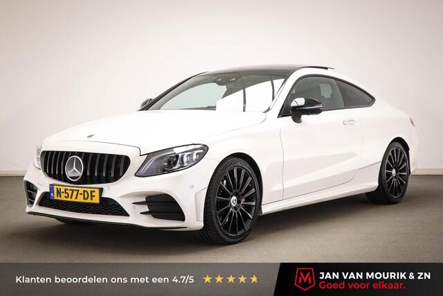 Mercedes-Benz C-KLASSE Coupé 200 AMG-Line Premium Plus Pack | SPOOR PACK | PANORAMADAK | HEAD UP | DAB | APPLE | 360 CAMERA | 19"