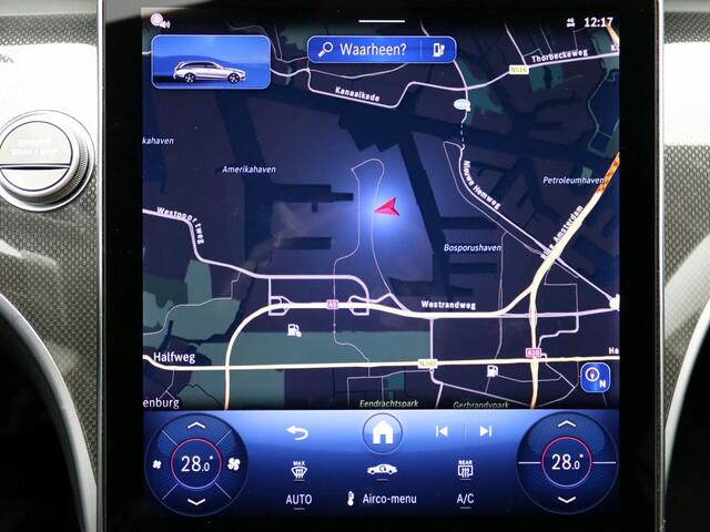 Mercedes-Benz C-KLASSE Estate 300 e AMG Plug-In Hybride AMG Line | Alarm | Parkeerpakket met 360°-camera | Digital Licht | Distronic | Memory Voorstoelen. Inclusief 24 maanden MB Certified garantie voor Europa.