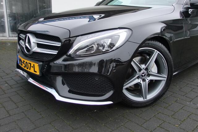 Mercedes-Benz C-KLASSE 180 Business Solution AMG/ 9G/ LED/ All-season/ Stoelverwarming/ Dodehoek assist/ Camera