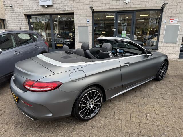 Mercedes-Benz C-KLASSE Cabrio 180 AMG Cabriolet Automaat Mat Grijs NAP