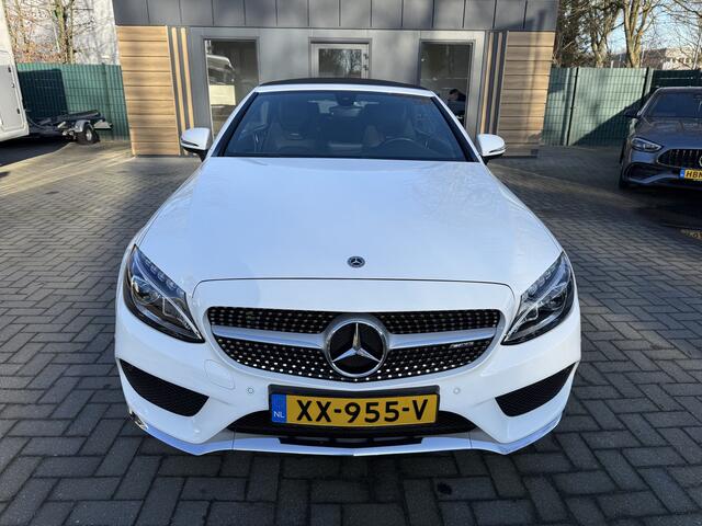 Mercedes-Benz C-KLASSE Cabrio 180 AMG Premium Plus Navigatie Camera Burmester TOPSTAAT !!