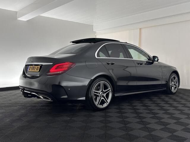 Mercedes-Benz C-KLASSE 300 e Business Solution AMG Limited ( Plug-in ) (INCL.BTW) *PANO | LEATHER | MULTIBEAM-LED | DISTRONIC | DIGI-COCKPIT | HEATED-SPORTSEATS | TOP-VIEW | NAVI-FULLMAP | DAB+ | KEYLESS | TOWBAR | 18''ALU*