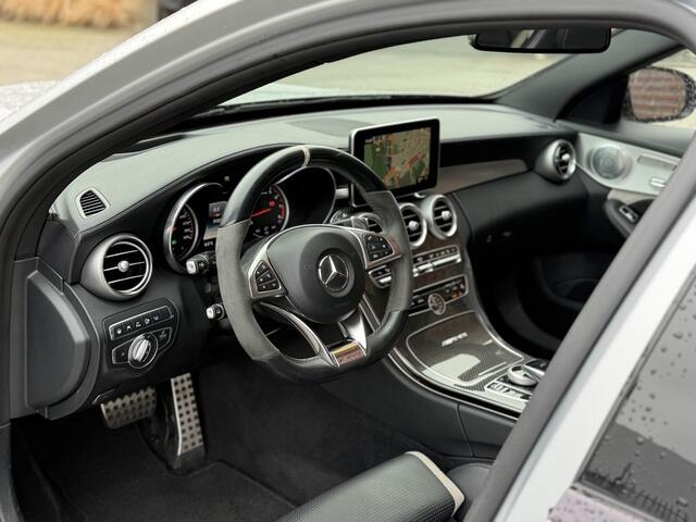 Mercedes-Benz C-KLASSE Estate 510pk 63S AMG |dealer onderhouden|bucket seats|driver's package|panoramadak|Burmester|head-up|memory|360 camera|carbon interieur|stoelverwarming|elek. achterklep|