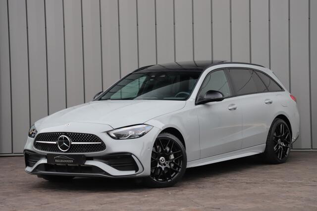 Mercedes-Benz C-KLASSE Estate 300e AMG | 313PK | Pano | Sfeerverlichting | Memory | Distronic+ | Stuurwielverw. | Standkachel | Led |