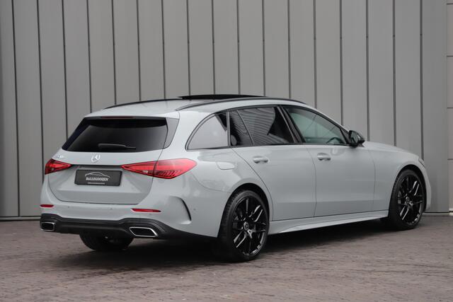 Mercedes-Benz C-KLASSE Estate 300e AMG | 313PK | Pano | Sfeerverlichting | Memory | Distronic+ | Stuurwielverw. | Standkachel | Led |