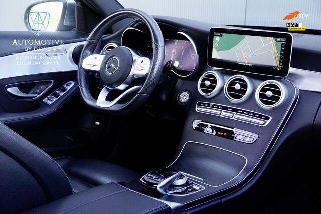 Mercedes-Benz C-KLASSE Estate C200 AMG LINE 184 pk BUS. SOLUTION AUTOMAAT / PANORAMADAK / MATRIX LED / LEDER / ACHTERUITRIJCAMERA / DIGI COCKPIT / NL AUTO / BTW AUTO / APPLE CARPLAY / SFEERVERLICHTING
