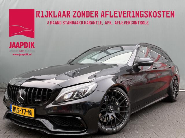 Mercedes-Benz C-KLASSE 63-AMG Estate BWJ 2017 476 PK AUTOMAAT | FULL LED | STOELVERW. | LEDER | ADAPTIVE CRUISE | ELEKTR. STOELEN | ELEKTR. ACHTERKLEP | NAVI | CLIMA | CRUISE | LMV | PDC