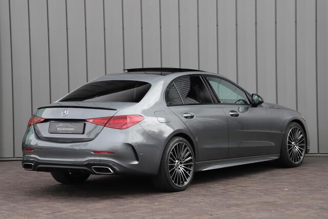 Mercedes-Benz C-KLASSE 200 AMG | Pano | Burmester | Sfeerverlichting | Distronic | Keyles-go | Memory | Carbon | Digital-light | NL-auto | 2021.