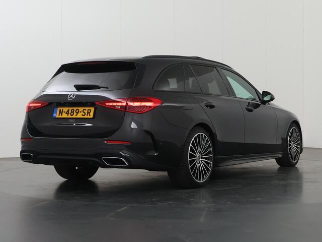 Mercedes-Benz C-KLASSE Estate 180 AMG Line | Night | Panoramadak | Multispaaks AMG velgen | Rijassistentiepakket Plus | Stoelverwarming |