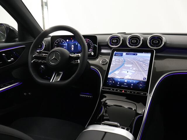 Mercedes-Benz C-KLASSE 300e Business Solution AMG | Panoramaschuifdak | Trekhaak | DIGITAL LIGHT | Nightpakket | dodehoekassistent | 360° camera |