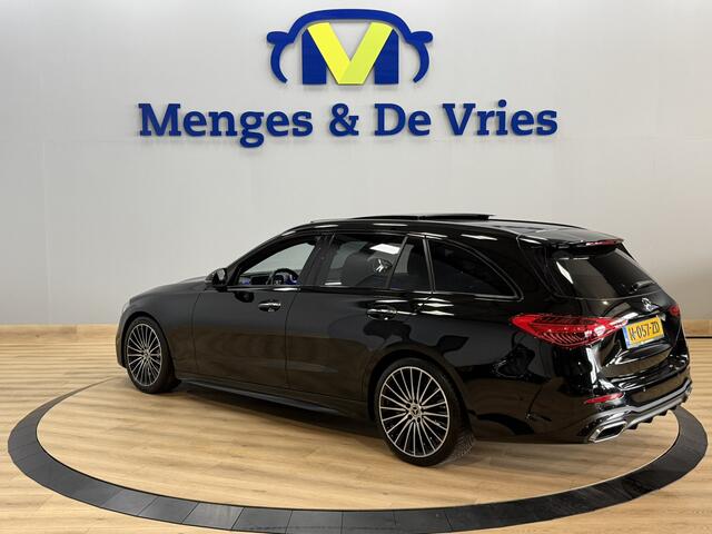 Mercedes-Benz C-KLASSE Estate 200 Launch Edition AMG Line Airco ECC | Panorama | Sfeer | Memory | 360 Camera | Head Up | Burmester Isofix | NAP