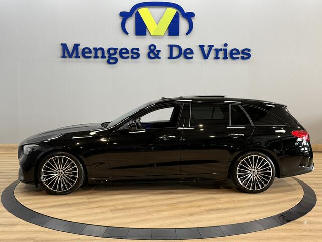 Mercedes-Benz C-KLASSE Estate 200 Launch Edition AMG Line Airco ECC | Panorama | Sfeer | Memory | 360 Camera | Head Up | Burmester Isofix | NAP