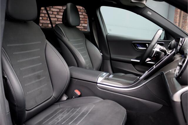 Mercedes-Benz C-KLASSE Estate 300 e AMG Line Aut9 | Panoramadak | Distronic | Memory | Trekhaak | Advanced Sound System | Camera | Dodehoekassistent | Nightpakket |