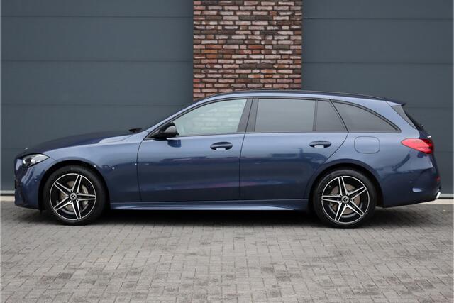 Mercedes-Benz C-KLASSE Estate 300 e AMG Line Aut9 | Panoramadak | Distronic | Memory | Trekhaak | Advanced Sound System | Camera | Dodehoekassistent | Nightpakket |