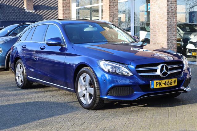 Mercedes-Benz C-KLASSE Estate 350 e Lease Edition CAMERA STOELVERWARMING CRUISE NAVI 2xPDC 17"LMV ELEK.LAADKLEP HALFLEER NAP STUURFLIPPERS ENZ!