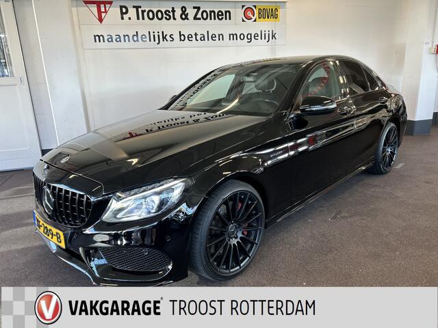 Mercedes-Benz C-KLASSE AMG 43 4MATIC V6 368PK | Alarm klasse 3 | Rode gordels | Adaptief onderstel | Cruise control | Climate control | Stoelverwarming | Alcantara/Lederen bekleding | Fabrieksaf kleppensysteem