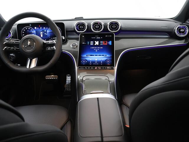 Mercedes-Benz C-KLASSE Estate 300e Business Solution AMG | Panoramaschuifdak | Burmester | Rijassistentiepakket | DIGITAL LIGHT | Trekhaak |