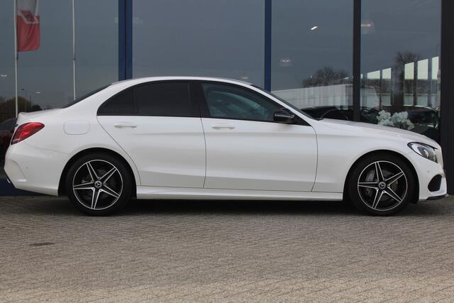 Mercedes-Benz C-KLASSE 180 AMG LINE NIGHT PAKKET LEDER NAVI DAB <<NL AUTO>>