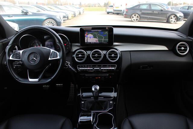 Mercedes-Benz C-KLASSE 180 AMG LINE NIGHT PAKKET LEDER NAVI DAB <<NL AUTO>>