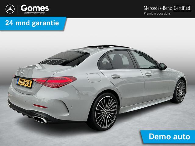 Mercedes-Benz C-KLASSE 300 e Business Solution AMG | Burmester | Memory | Panoramadak |Distronic| 360 camera|Night Pakket| Dodehoekassistent