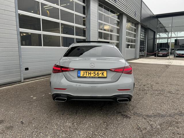 Mercedes-Benz C-KLASSE 300 e Business Solution AMG | Burmester | Memory | Panoramadak |Distronic| 360 camera|Night Pakket| Dodehoekassistent