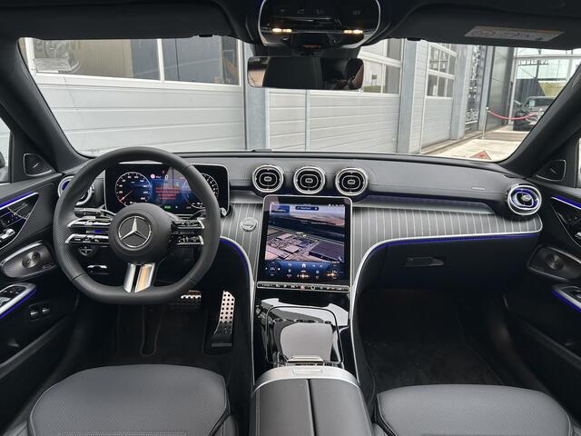 Mercedes-Benz C-KLASSE 300 e Business Solution AMG | Burmester | Memory | Panoramadak |Distronic| 360 camera|Night Pakket| Dodehoekassistent