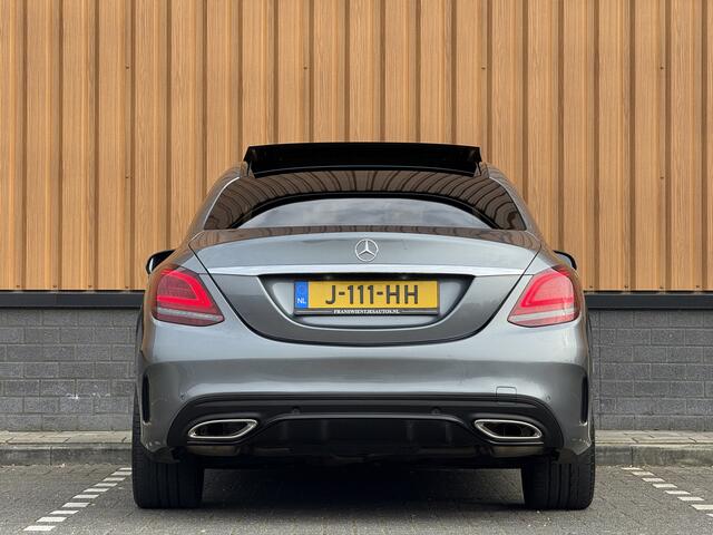 Mercedes-Benz C-KLASSE 200 Business Solution AMG Plus Upgrade Edition | Burmester | Panoramadak | Sfeerverlichting | Apple Carplay | Android Auto | Camera | Lane Assist | Dodehoeksensor | LED |