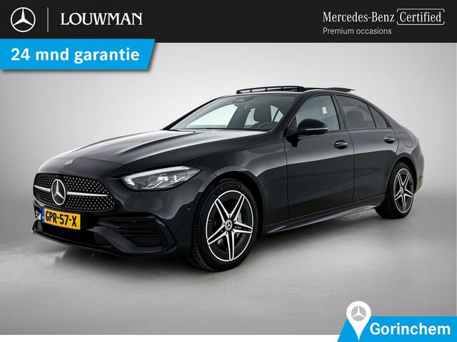 Mercedes-Benz C-KLASSE 300 e AMG Plug-In Hybride Panoramadak | AMG Styling | Night Pakket | E;ectrische voorstoelen met geheugen Inclusief 24 maanden Mercedes-Benz Certified garantie voor Europa.