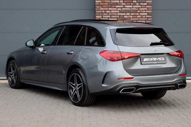 Mercedes-Benz C-KLASSE Estate 300 e AMG Line Premium+ | Distronic+ | Panoramadak | Trekhaak | Memory | HUD | Digital Light | Verwarmd Stuurwiel | Advanced Sound System | Keyless Go | Surround Camera |