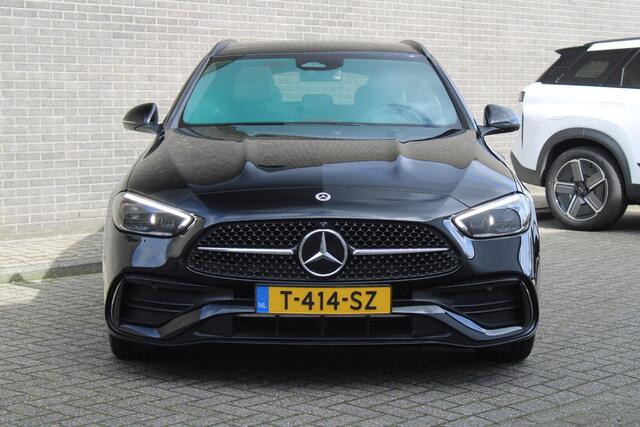 Mercedes-Benz C-KLASSE Estate 300 e AMG Line Burmester audio, Schuif/Kanteldak, Elektr. Achterklep, Keyless Entry/Start, Navigatie, Dodehoek detectie, Luxe lederen bekleding