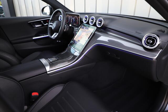 Mercedes-Benz C-KLASSE 300e AMG | 313PK | Head-up | Keyless-go | Pano | Sfeerverlichting | Digital-light | Leder | Memory | Stoelverw. | 2022.
