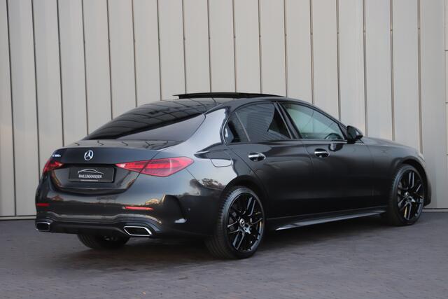 Mercedes-Benz C-KLASSE 300e AMG | 313PK | Head-up | Keyless-go | Pano | Sfeerverlichting | Digital-light | Leder | Memory | Stoelverw. | 2022.