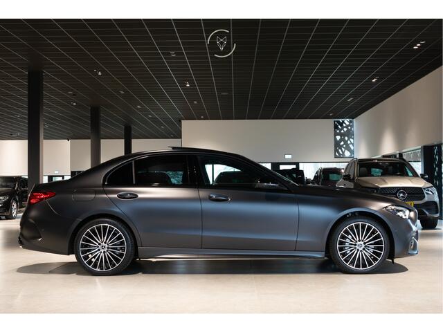Mercedes-Benz C-KLASSE 300 e AMG Magno|Nappa|Night|Rij-assistentie Plus|Keyless-Go|Stoelkoeling|Pano|360°|Burmester|19''