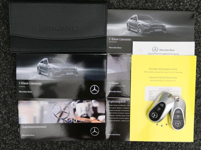 Mercedes-Benz C-KLASSE 300 e Business Solution AMG | Panoramadak | Alarm | 360 gr Camera | Car Play | Sfeerverlichting | Memory | Inclusief 24 maanden Mercedes-Benz Certified garantie voor Europa.