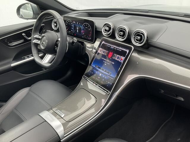 Mercedes-Benz C-KLASSE Estate 180 AMG Line Pano Burmester Memory HUD Trekhaak Leer Verw+Ventilatie BOMVOL!