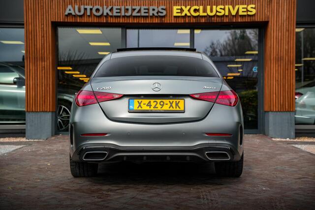 Mercedes-Benz C-KLASSE 200 4MATIC AMG Line Burmester Panodak Ambient 360 Camera Dode Hoek Keyless