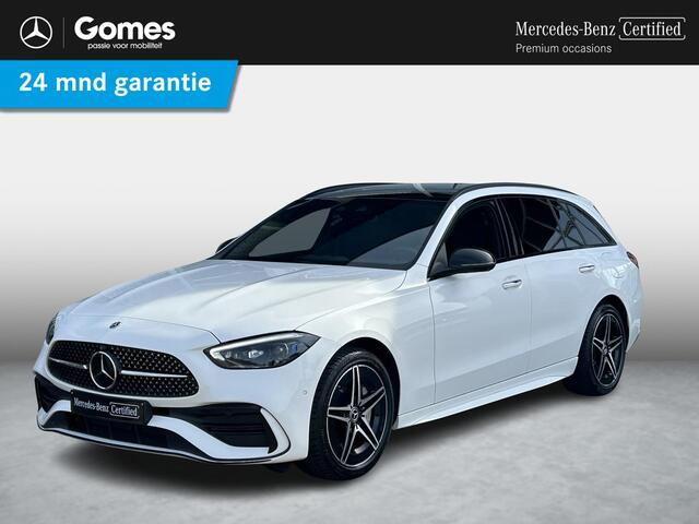 Mercedes-Benz C-KLASSE Estate 300 e AMG | Rijassistentie+ | Panoramadak
