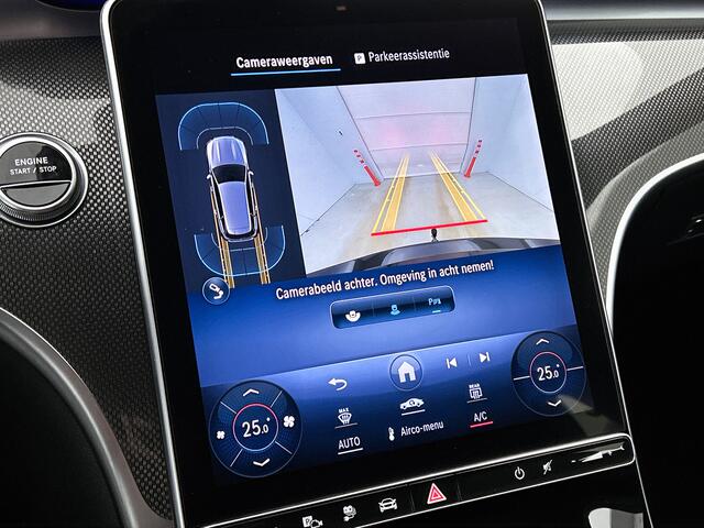 Mercedes-Benz C-KLASSE Estate 300 e AMG Line Trekhaak | Achteruitrijcamera | Digitale radio DAB+ | Sfeerverlichting | Inclusief 24 maanden MB Certified garantie voor Europa.