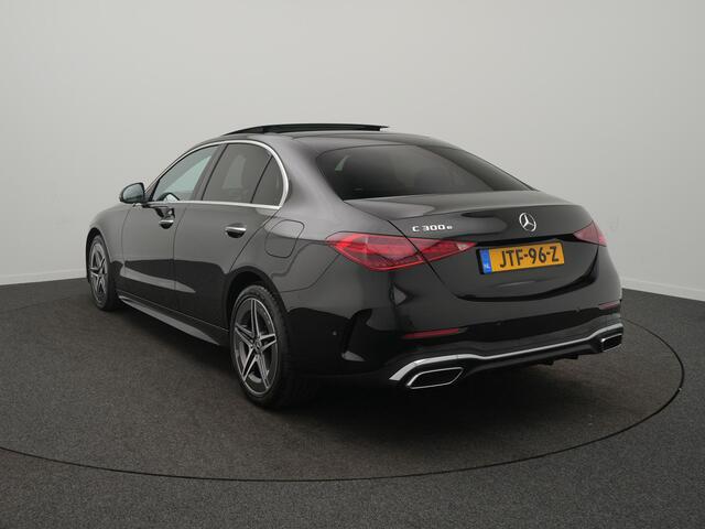 Mercedes-Benz C-KLASSE 300 e AMG Line - RIJKLAARPRIJS - Elektrisch Glazen Schuif-/Kanteldak - 360 graden Camera - Head-Up Display