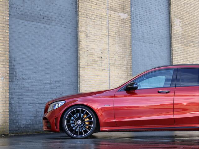 Mercedes-Benz C-KLASSE 300 de Estate Premium Plus EQ AMG line Burmester | Night | Airmatic | Pano | HUD | Hyacinth Red | BTW