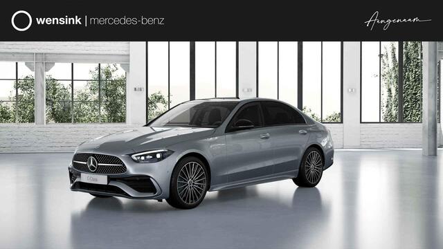 Mercedes-Benz C-KLASSE 300e Business Solution AMG | Matrix Led | Panoramaschuifdak | Nightpakket | | Stoelverwarming | Dodehoekassistent |
