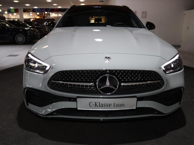 Mercedes-Benz C-KLASSE Estate 300e Business Solution AMG | Panoramaschuifdak | AMG-line Plus | Burmester | Head-Up | Trekhaak |