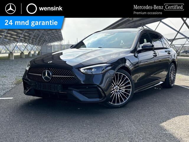 Mercedes-Benz C-KLASSE 180 Star Edition AMG Line | Panoramadak | Memory stoelen | 360 camera | Digital light | Sfeerverlichting |