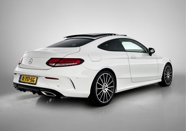 Mercedes-Benz C-KLASSE Coupé 200 Sport Edition | Burmester | Panoramadak | Night Pakket | Inclusief 24 maanden MB Certified garantie voor Europa.
