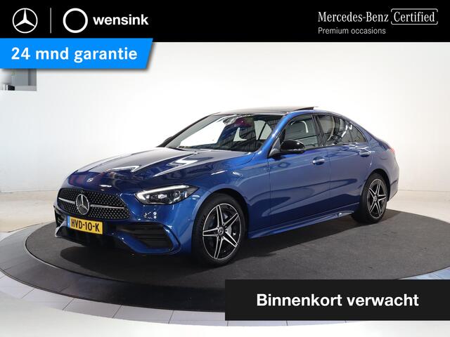 Mercedes-Benz C-KLASSE 300e AMG Line | Panoramaschuifdak | Night | Premium pakket | Winter pakket | Augmented Reality Navigation